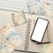 9 Pieces Vintage Nautical Sticky Notes Self-Adhesive Nautical Sticky Notes Cute Vintage Nautical Sticky Note Pads Office Supplies for School Student Kids Classroom Party Favor